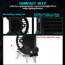 7 inch 18W 1800LM 3 Row LED Strip Light Working Refit Off-road Vehicle Lamp Roof Strip Light