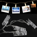 3m Photo Clip LED Fairy String Light, 30 LEDs 3 x AA Batteries Box Chains Lamp Decorative Light for Home Hanging Pictures, DIY Party, Wedding, Christmas Decoration