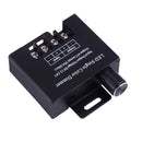 High Power Iron Shell Single Color Manual Dimmer LED Controller, DC 12-24V(Black)