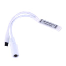 Mini RGB LED Controller with 24 Keys Remote Control, DC 5-24V(White)