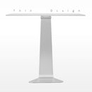 2.5W Ultra-thin LED Table Lamp , 28 LEDs 200 LM USB Rechargeable Eye-care Desk Lamp Touch Led Reading Lamp with LED Charging Indicator Light, DC 5V(Silver)
