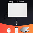 5W 3.5mm Ultra-thin USB A4 Paper LED Copy Pad Dimmable Digital Board Copy Desk Art Drawing Tracing Stencil Table Board