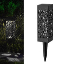 Outdoor Hollowing Out Solar Energy Garden Lawn Lamp(White Light)
