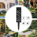 Outdoor Hollowing Out Solar Energy Garden Lawn Lamp(White Light)