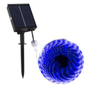 TYN002 5m 150 LEDs Solar Powered Garden Decoration LED Light Strip (Blue Light)