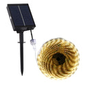 TYN002 5m 150 LEDs Solar Powered Garden Decoration LED Light Strip (Yellow Light)