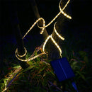 TYN002 5m 150 LEDs Solar Powered Garden Decoration LED Light Strip (Warm White)