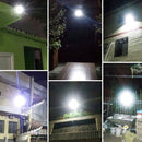 TGD 30W IP65 Waterproof Solar Flood Light, 54 LEDs Smart Light with Solar Panel & Remote Control