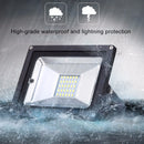 TGD 30W IP65 Waterproof Solar Flood Light, 54 LEDs Smart Light with Solar Panel & Remote Control