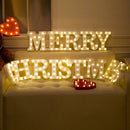 Alphabet M English Letter Shape Decorative Light, Dry Battery Powered Warm White Standing Hanging LED Holiday Light