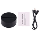 Dolphin Heading the Ball Style 3D Touch Switch Control LED Light , 7 Color Discoloration Creative Visual Stereo Lamp Desk Lamp Night Light