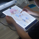 Ultra-thin A4 Size Portable USB LED Artcraft Tracing Light Box Copy Board Brightness Control for Artists Drawing Sketching Animation and X-ray Viewing