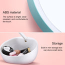5W Multi-function Touch Switch Rechargeable Creative Lovely Pet Shape Makeup Mirror LED Desk Lamp Night Light(Blue)