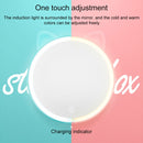 5W Multi-function Touch Switch Rechargeable Creative Lovely Pet Shape Makeup Mirror LED Desk Lamp Night Light(Blue)