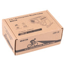 J-052 4 in 1 Dual Lamp Bead Solar Rechargeable Bicycle Light with Power Indicator