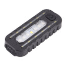 W-014 19 Lamp Beads USB-C / Type-C Rechargeable Red and Blue Warning Bicycle Tail Light