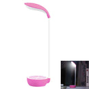 Sunshine D-001 LED Lemon Folded Desk Table Lamp , Novelty Portable Touch Stepless Dimming Eye-protection Rechargeable Night Light(Pink)