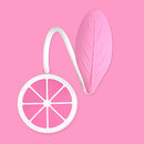 Sunshine D-001 LED Lemon Folded Desk Table Lamp , Novelty Portable Touch Stepless Dimming Eye-protection Rechargeable Night Light(Pink)