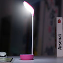 Sunshine D-001 LED Lemon Folded Desk Table Lamp , Novelty Portable Touch Stepless Dimming Eye-protection Rechargeable Night Light(Pink)