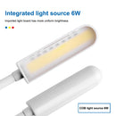 LED Sewing Machine Lamp USB Stepless Dimming Touch Magnet Working Energy-saving Lamp COB Light Source (White)