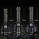 KS-738 USB Charging Waterproof T6+XPE Zoomable LED Flashlight with 4-Modes & 18650 lithium battery