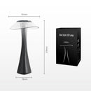 Small Waist USB Charging Students Learn Eye Protection LED Table Lamp(Grey)