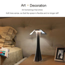 Small Waist USB Charging Students Learn Eye Protection LED Table Lamp(Grey)