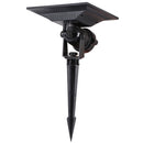 10W LED Solar Powered Lawn Spotlight IP65 Waterproof Outdoor Garden Landscape Lamp (Cool White)