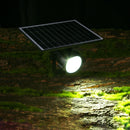 10W LED Solar Powered Lawn Spotlight IP65 Waterproof Outdoor Garden Landscape Lamp (Cool White)