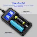 YS-2 18650 Smart LCD Dual Battery Charger with Micro USB Output for 18490/18350/17670/17500/16340 RCR123/14500/10440/A/AA/AAA
