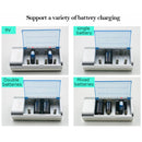 AC 100-240V 4 Slot Battery Charger for AA & AAA & C / D Size Battery, UK Plug