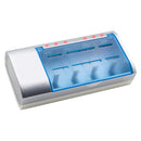 AC 100-240V 4 Slot Battery Charger for AA & AAA & C / D Size Battery, UK Plug