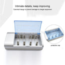 AC 100-240V 4 Slot Battery Charger for AA & AAA & C / D Size Battery, UK Plug