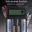 Micro USB 4 Slot Battery Charger for 3.7V Lithium-ion Battery, with LCD Display