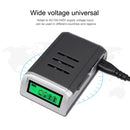 AC 100-240V 4 Slot Battery Charger for AA & AAA Battery, with LCD Display, US Plug