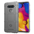 Full Coverage Shockproof TPU Case for LG V40 ThinQ (Grey)