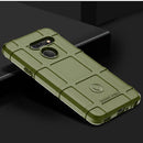 Shockproof Rugged Shield Full Coverage Protective Silicone Case for LG G8 ThinQ (Army Green)