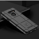 Shockproof Rugged Shield Full Coverage Protective Silicone Case for LG G8 ThinQ (Black)
