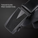 Dandali GD832 Gypsophila Triangle Men Automatic Buckle Double Edge Wrapping Leather Belt Waistband, Length: 120cm