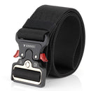 ENNIU 5cm Wide High-quality Powerful Nylon Belt Adjustable Multifunction Training Belts for Men(Black)