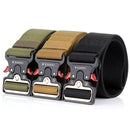 ENNIU 5cm Wide High-quality Powerful Nylon Belt Adjustable Multifunction Training Belts for Men(Army Green)