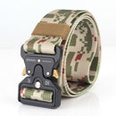 ENNIU 4.3cm Wide Outdoor Casual Nylon Belt Adjustable Multifunction Training Belts for Men