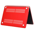 Laptop Frosted Texture PC Protective Case for 2016 New Macbook Pro 13.3 inch A2159 & A1706 & A1708(Red)