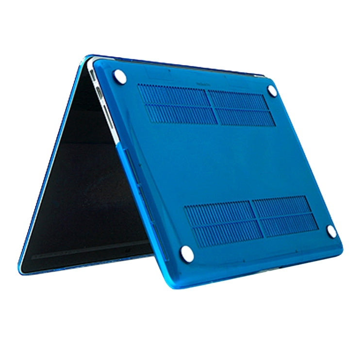 For 2016 New Macbook Pro 13.3 inch A1706 & A1708 & A2179 (2020) Laptop Crystal PC Protective Case(Blue)