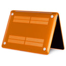 Laptop Crystal Style Protective Case for MacBook Air 13.3 inch A1932 (2018) & A2179 (2020) & A2337(Orange)