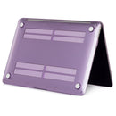 Laptop Crystal Style Protective Case for MacBook Air 13.3 inch A1932 (2018) & A2179 (2020) & A2337(Purple)