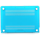 Laptop Matte Style Protective Case for MacBook Air 13.3 inch A1932 (2018) & A2179 (2020) & A2337(Lake Blue)