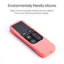 5F01 Somatosensory Remote Control Anti-fall Silicone Protective Cover for Apple TV4(Pink)