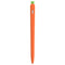 LOVE MEI For Apple Pencil 2 Carrot Shape Stylus Pen Silicone Protective Case Cover(Orange)