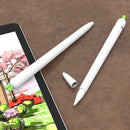 LOVE MEI For Apple Pencil 1 Carrot Shape Stylus Pen Silicone Protective Case Cover (White)